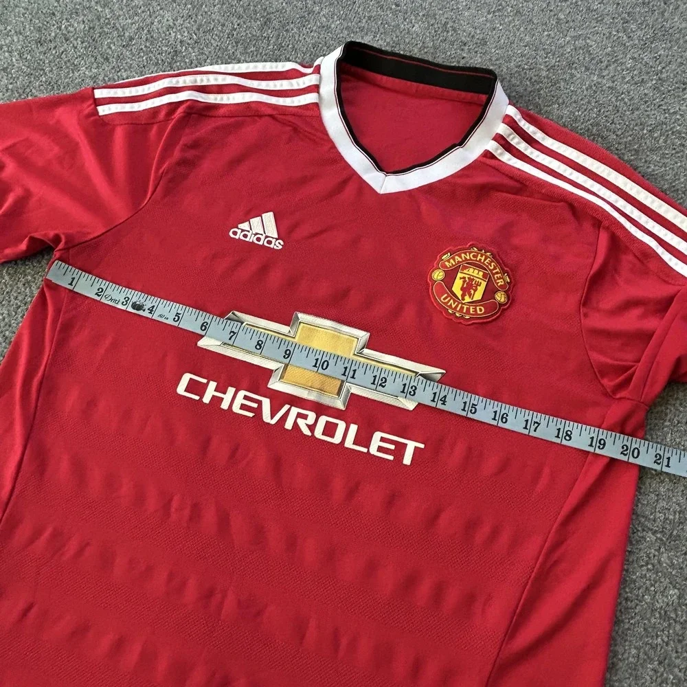 Manchester United Jersey Rooney #10 Adidas Mens‎ M Red Home Soccer Shirt